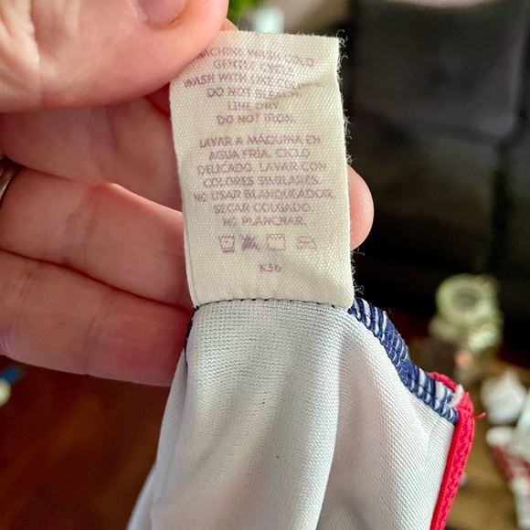 OP Ocean sz 3T Pacific Patriotic Heart One Piece Swimsuit - Picture 4 of 4